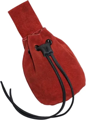 Mythrojan Medieval Drawstring Belt Bag, Ideal for SCA LARP Reenactment & Ren Fair
