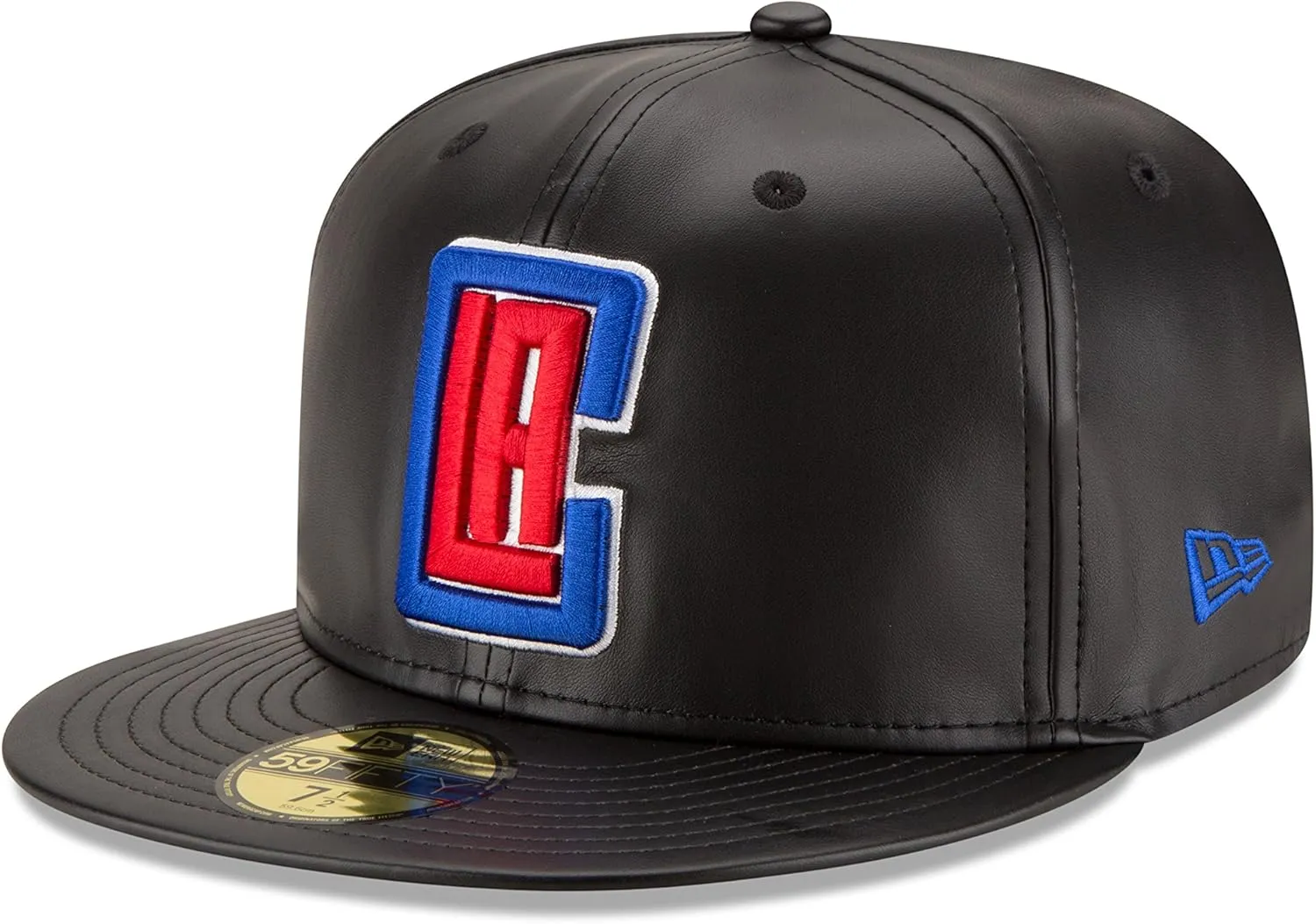 NBA Men's Faux Leather 59FIFTY Fitted Cap
