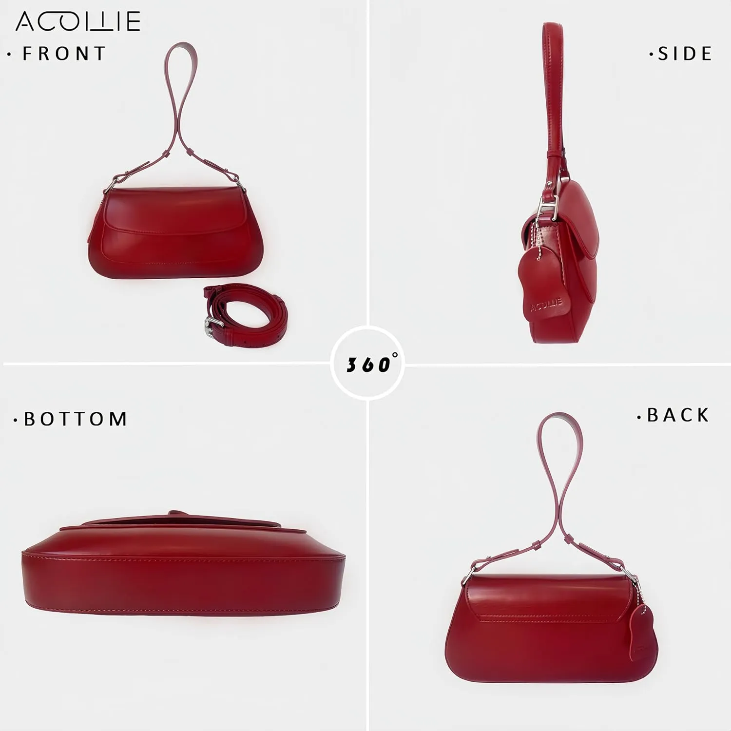 new saddle bag genuine leather armpit bag, simple and fashion elegant,high-end shoulder bag and crossbody bag