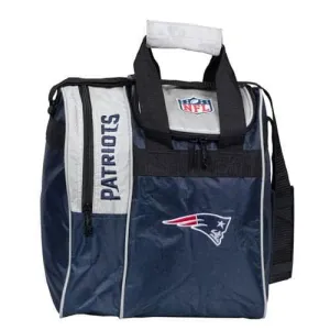 NFL 2020 New England Patriots Single Tote Bowling Bag