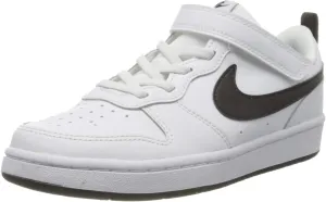 Nike Boy's Court Borough Low 2 (Little Kid) White/Black 3 Little Kid M