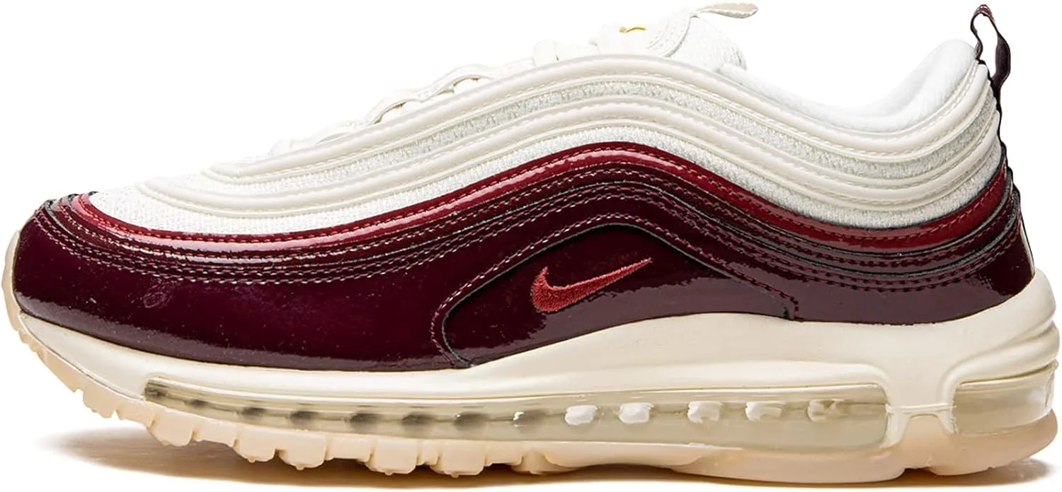 Nike Women's Air Max 97 Sneaker, Dark Beetroot/Team Red/Sail/Po, 6.5
