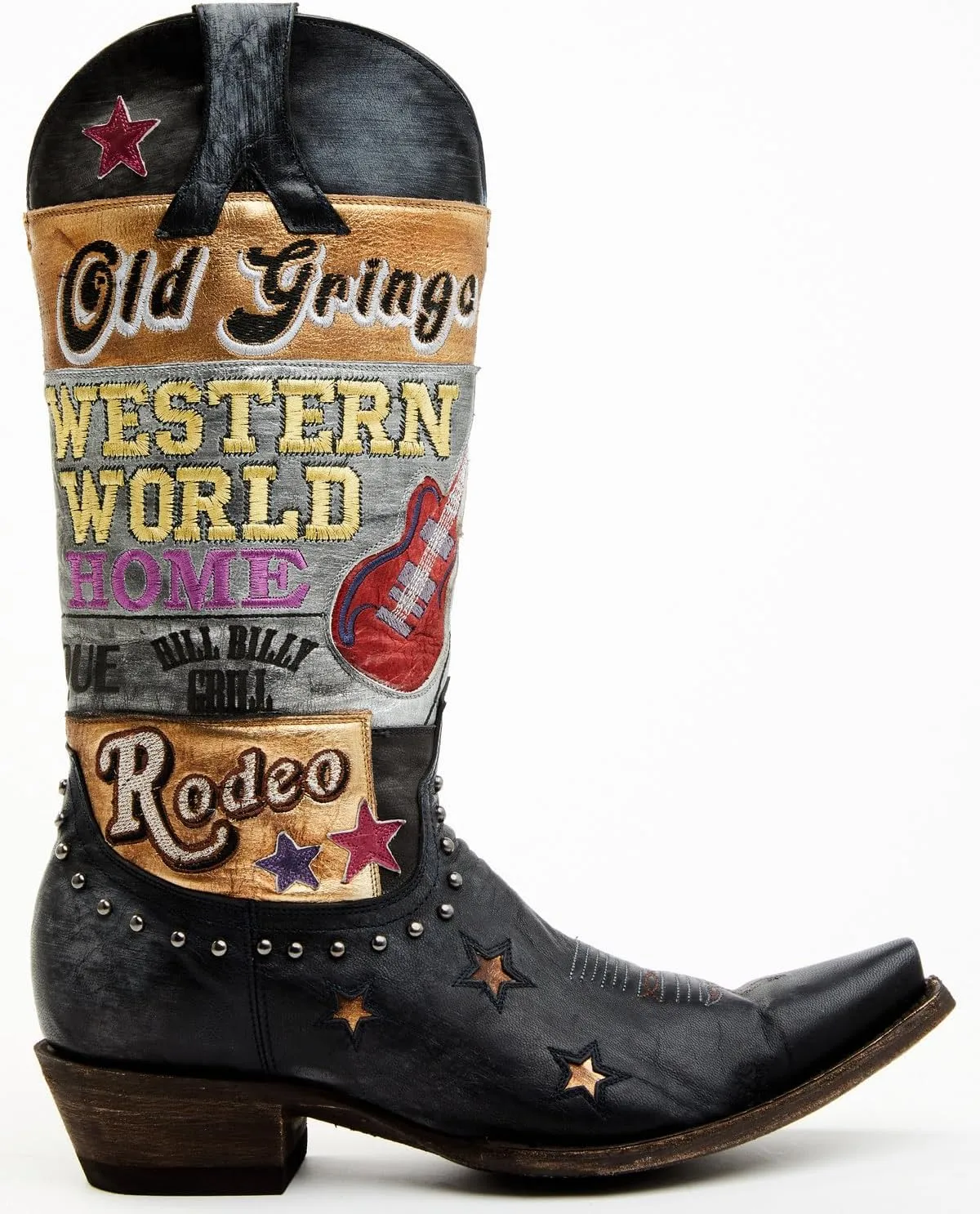 Old Gringo Women's Paradise Vesuvio Embroidered Tall Western Boot Snip Toe - L 3608-3