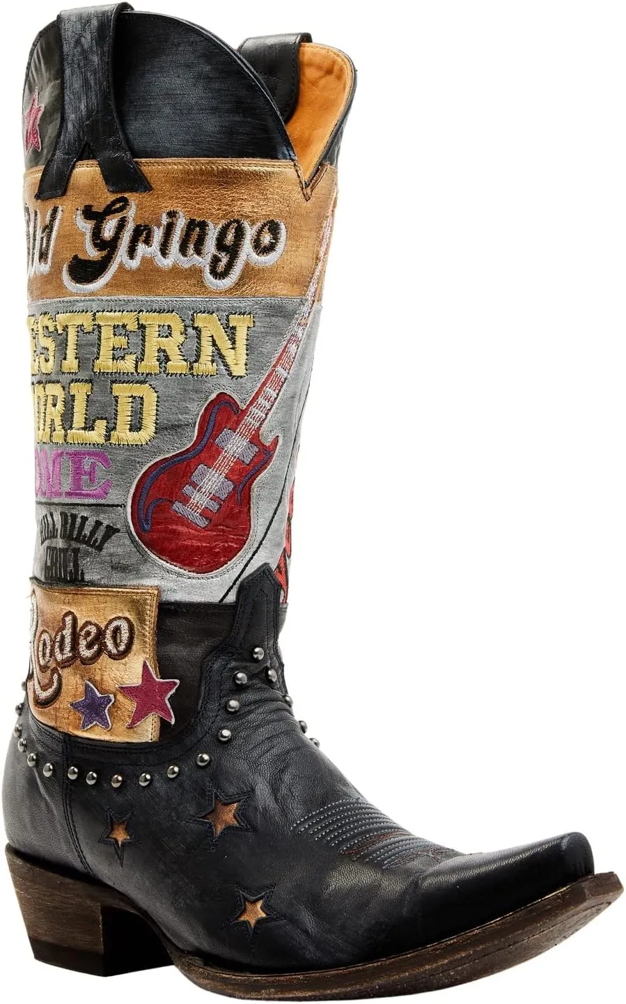 Old Gringo Women's Paradise Vesuvio Embroidered Tall Western Boot Snip Toe - L 3608-3