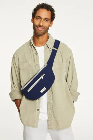 Orsel the new waist bag Large Size - Recycled cotton Midnight Blue