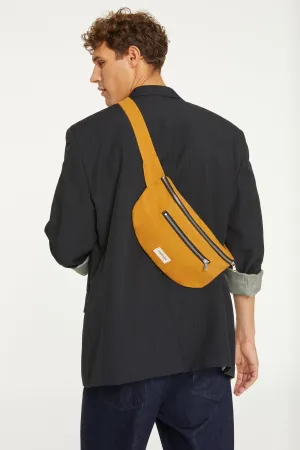 Orsel the new waist bag Large Size - Recycled cotton Mustard