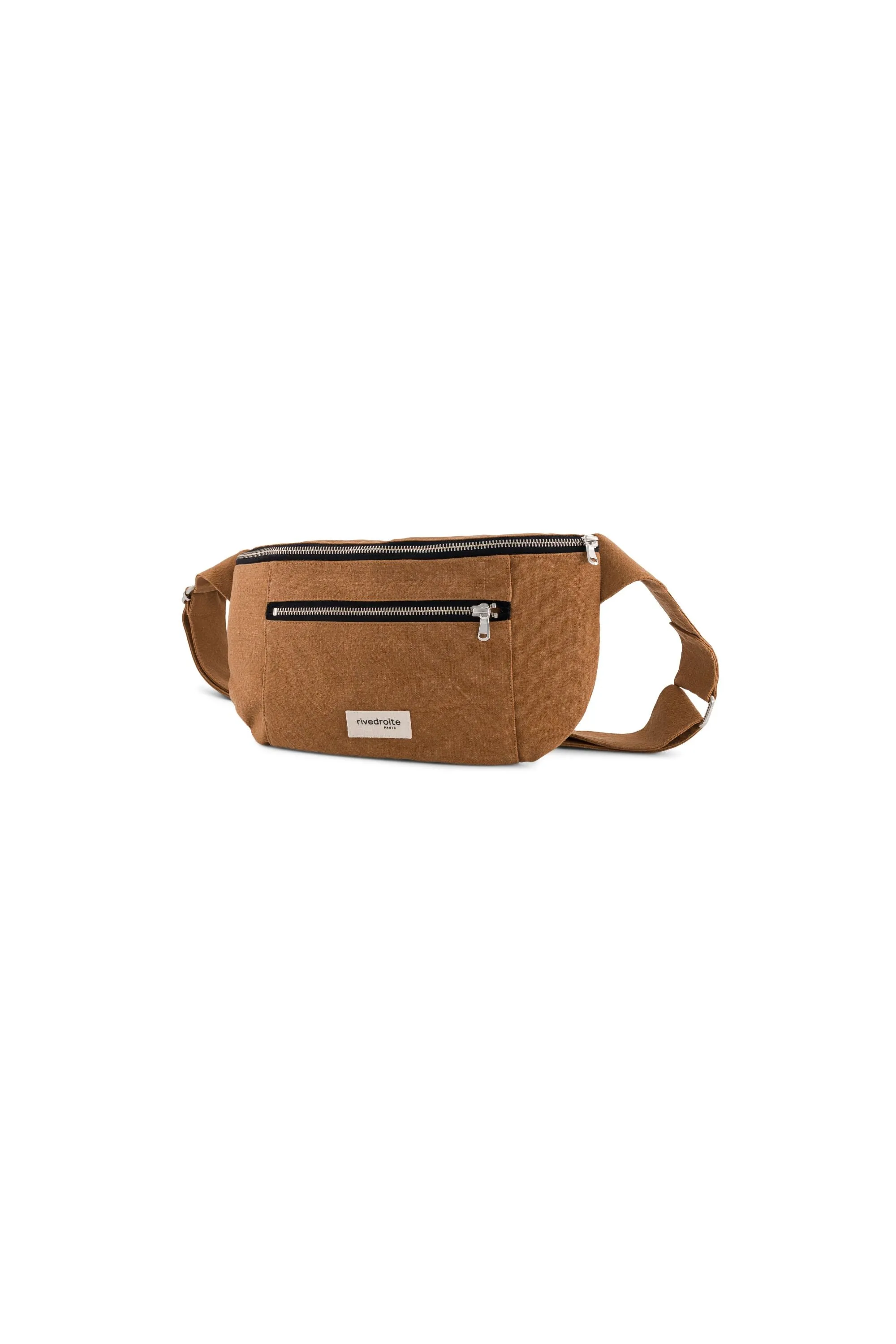 Orsel the new waist bag Large Size - Recycled cotton Tobacco