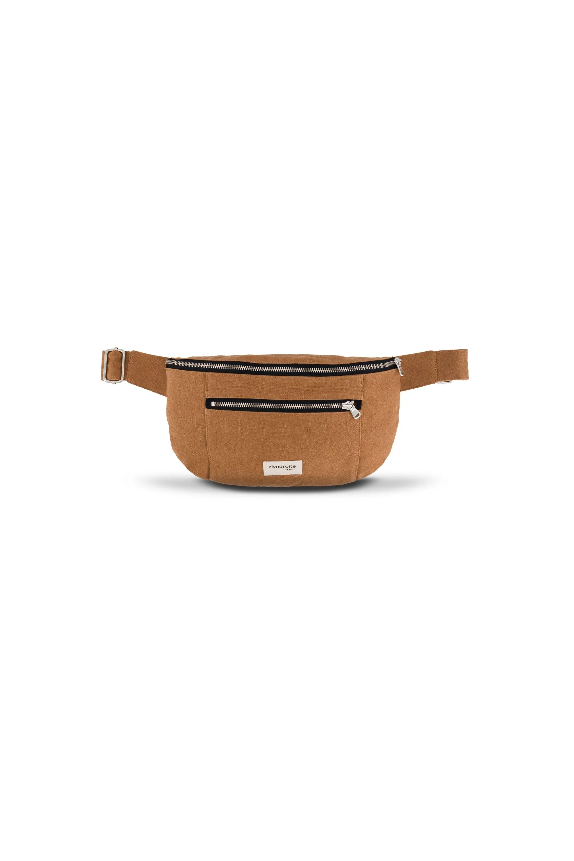 Orsel the new waist bag Large Size - Recycled cotton Tobacco