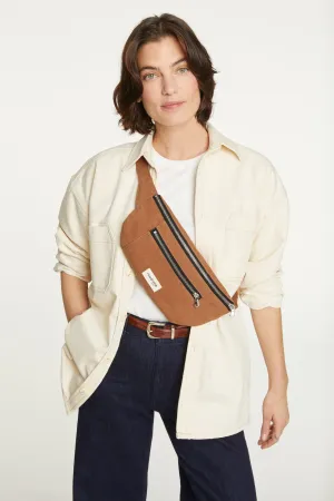 Orsel the new waist bag - Recycled cotton Tobacco