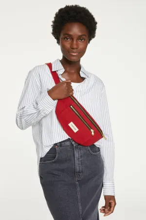 Orsel the new waist bag - Recycled cotton Vibrant Red