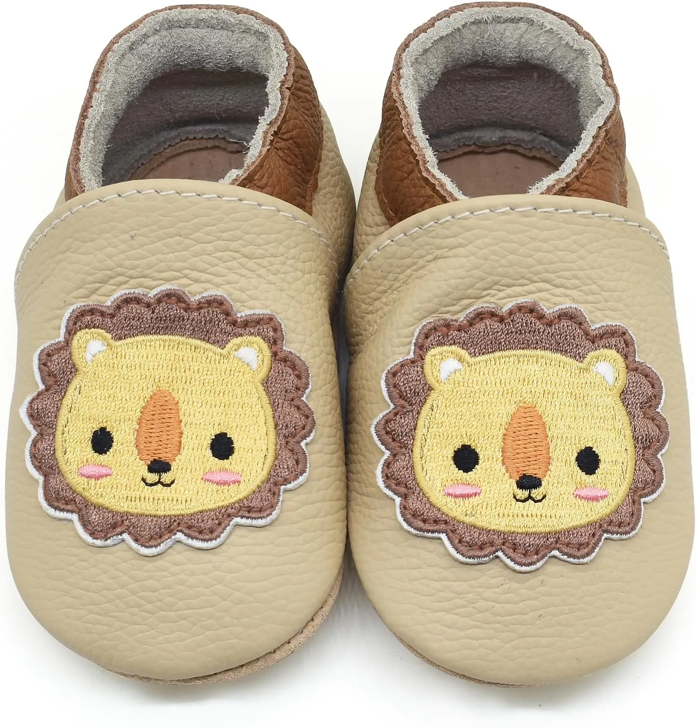 Owlowla Baby Soft Sole Leather Crib Shoes Infant Toddler Pre-Walker Shoes Boy Girl …