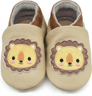 Owlowla Baby Soft Sole Leather Crib Shoes Infant Toddler Pre-Walker Shoes Boy Girl …