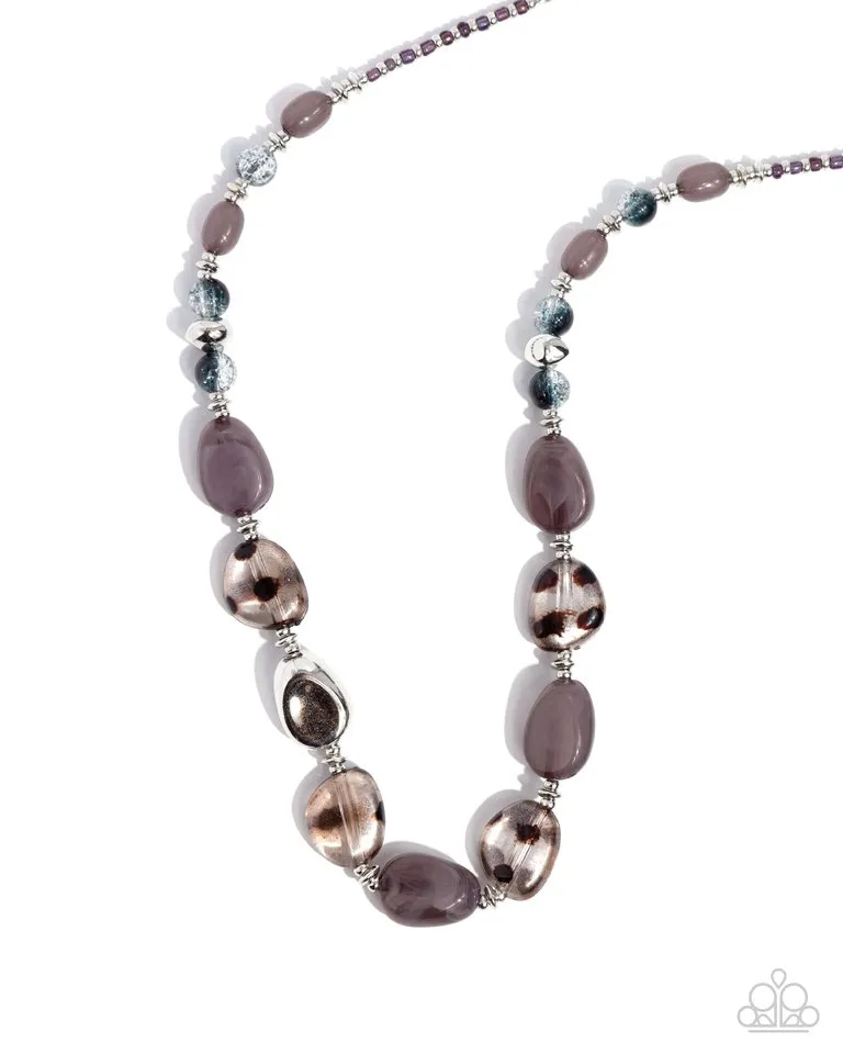 Paparazzi Necklace ~ Spotted Safari - Black