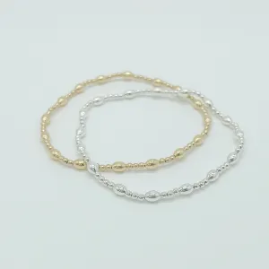 Patterned Oval Bracelet