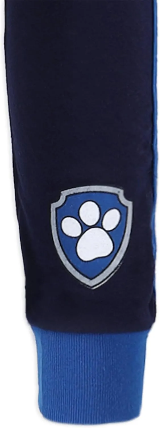 Paw Patrol Marshall, Rubble, and Chase Boys Long Sleeve Shirt and Pant Set for Toddlers and Big Kids