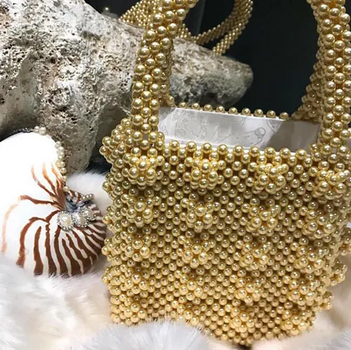 Pearl Embellished Bag