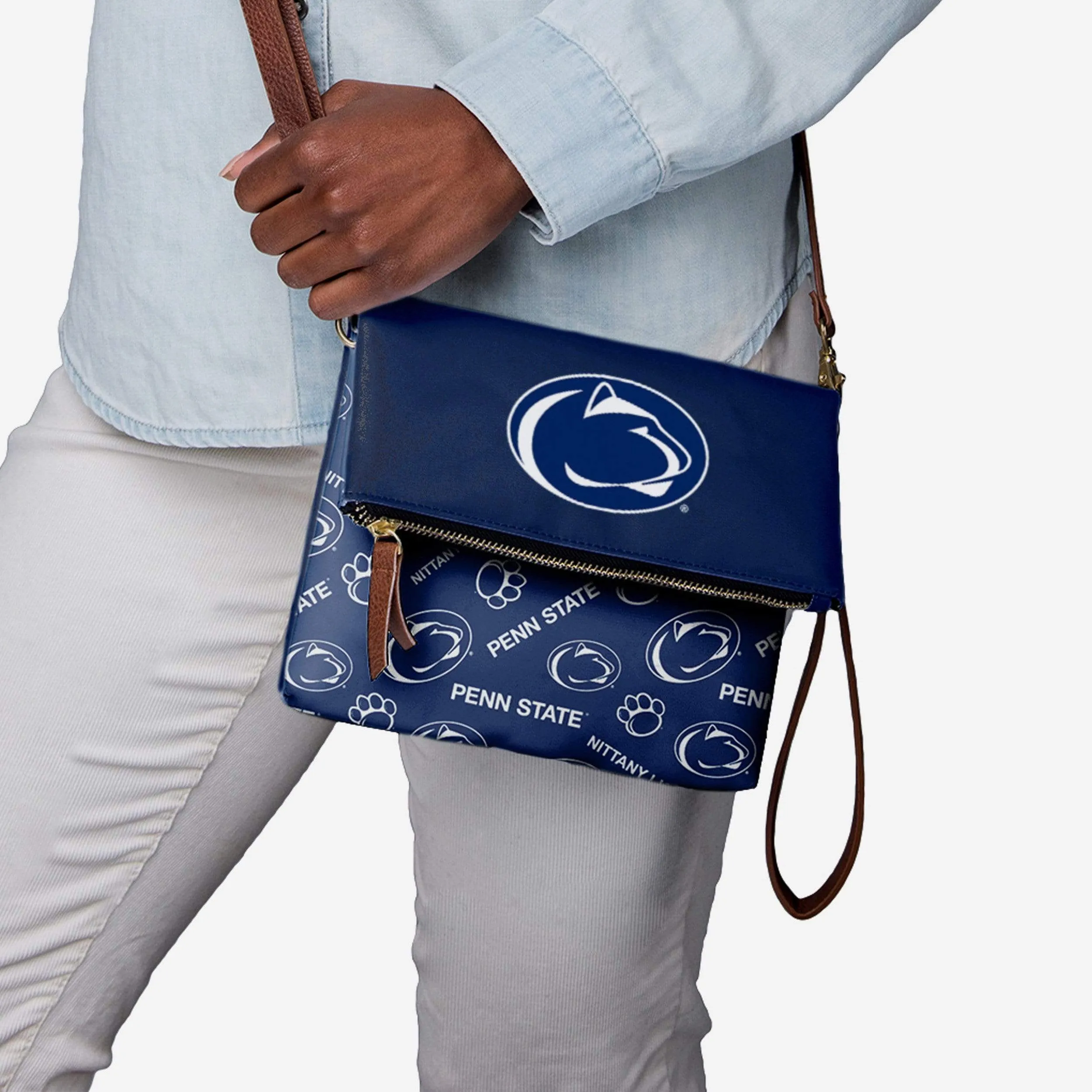 Penn State Nittany Lions Printed Collection Foldover Tote Bag