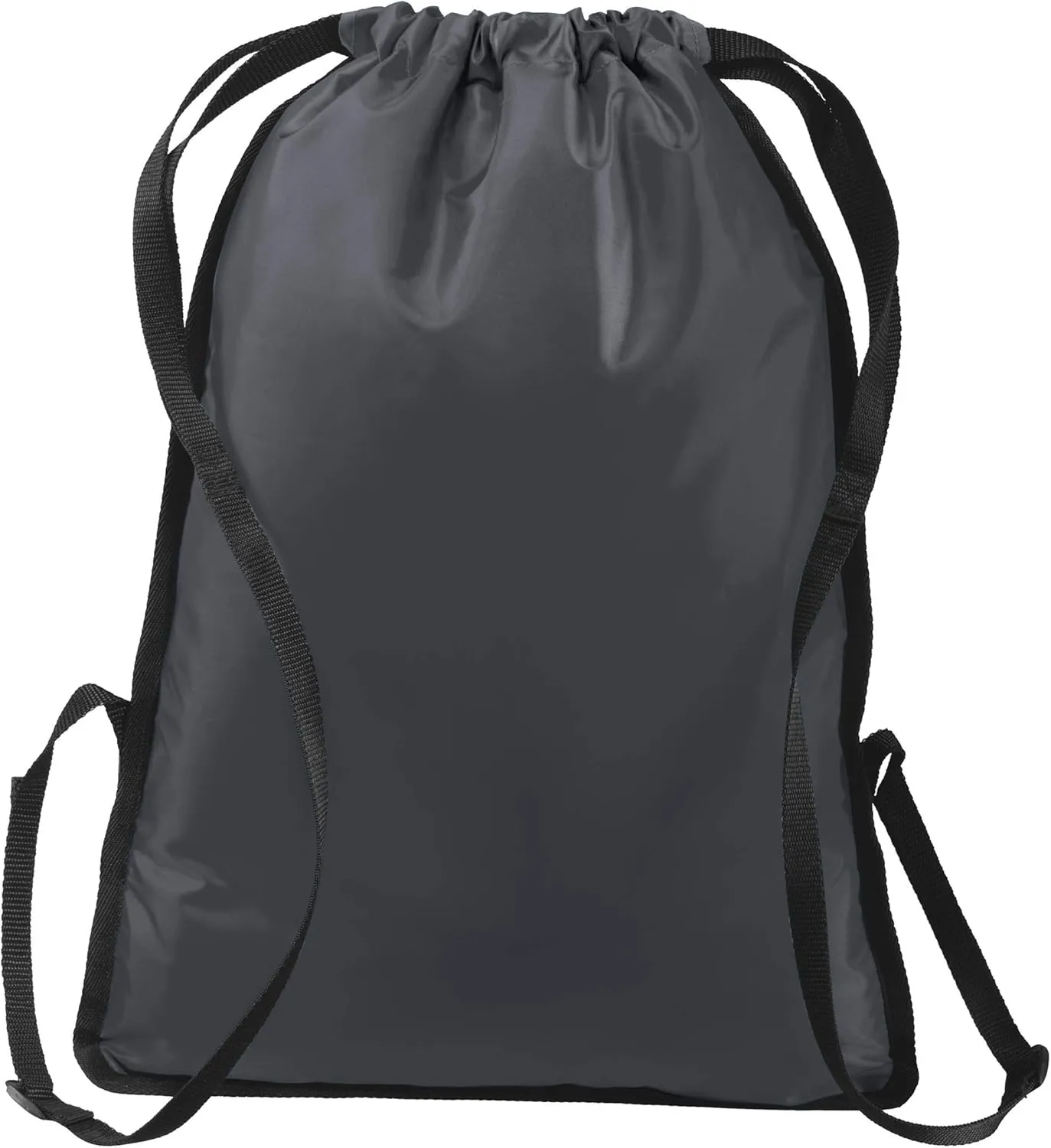 Personalized Cinch Bag with Zipper - True Royal/Black Custom Bag for Women | Small Gym Drawstring Bag | Promotional Items with Your Logo and Design