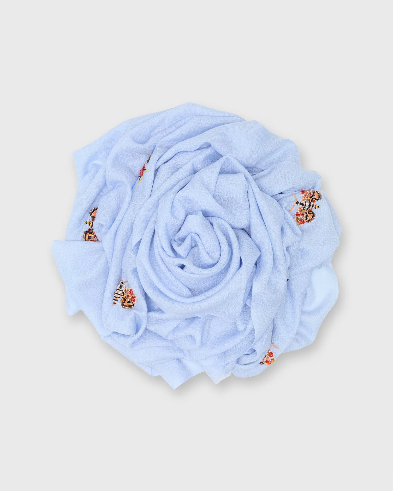 Phototaxis Scarf in Solid Light Blue