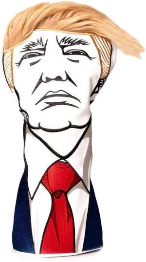Pins & Aces Keep America Great Premium Golf Club Headcover - Quality Leather, Hand-Made Funny Head Cover - Style and Customize Your Golf Bag - Tour Inspired, Donald Trump Golf Design (Fairway)