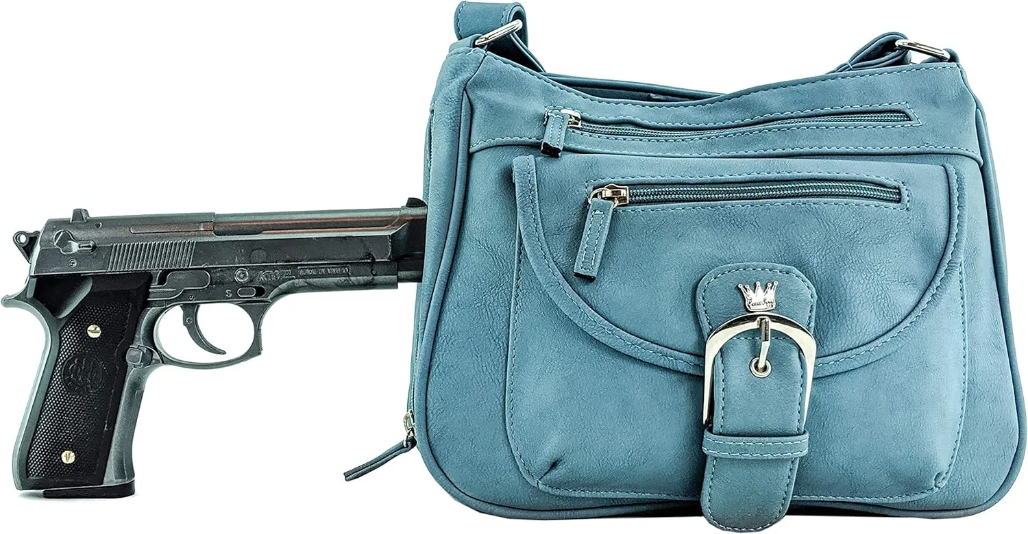 Pistol CCW Concealed Carry Handbag Conceal Crossbody & Shoulder Bag