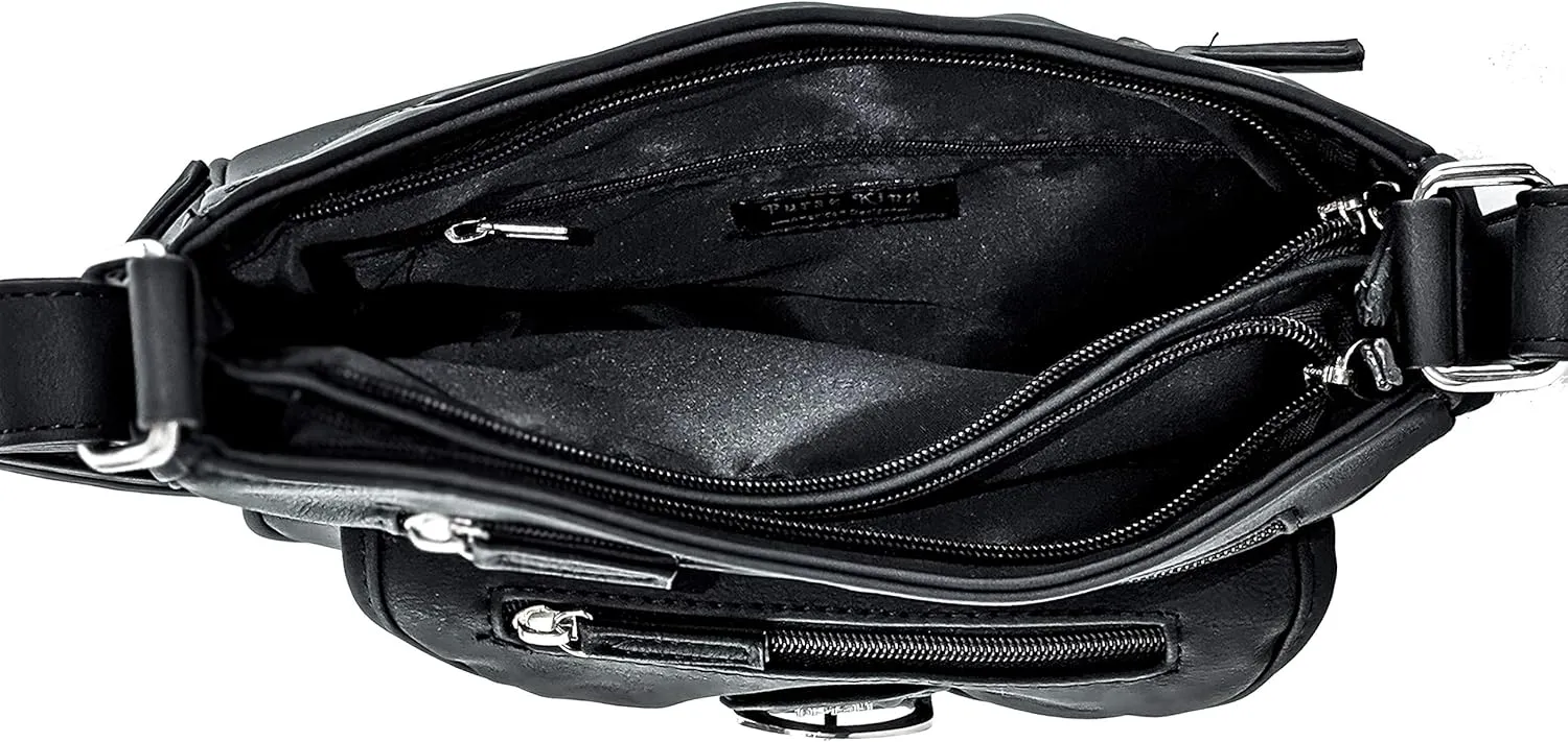 Pistol CCW Concealed Carry Handbag Conceal Crossbody & Shoulder Bag