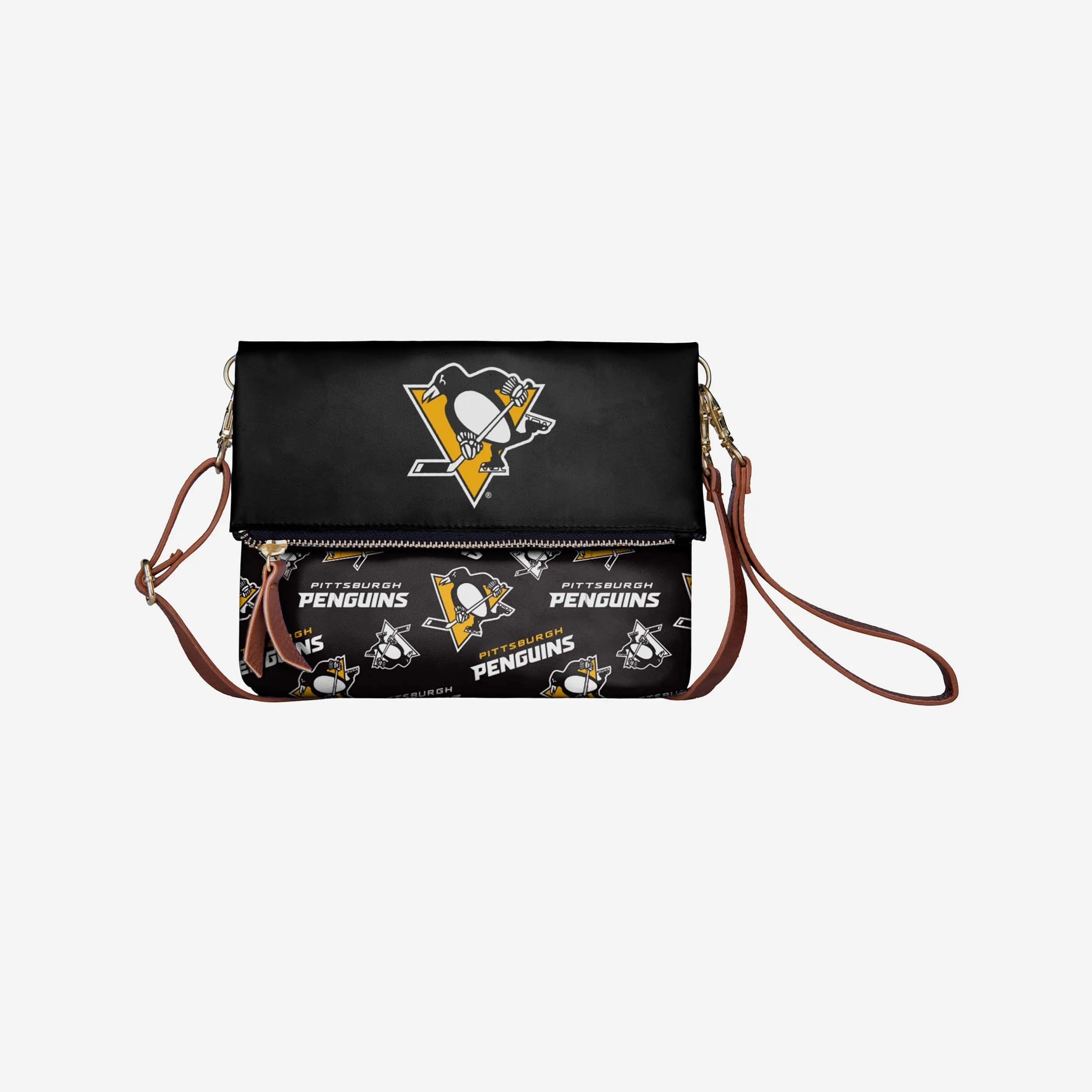 Pittsburgh Penguins Printed Collection Foldover Tote Bag