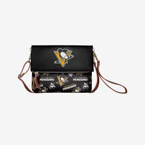 Pittsburgh Penguins Printed Collection Foldover Tote Bag