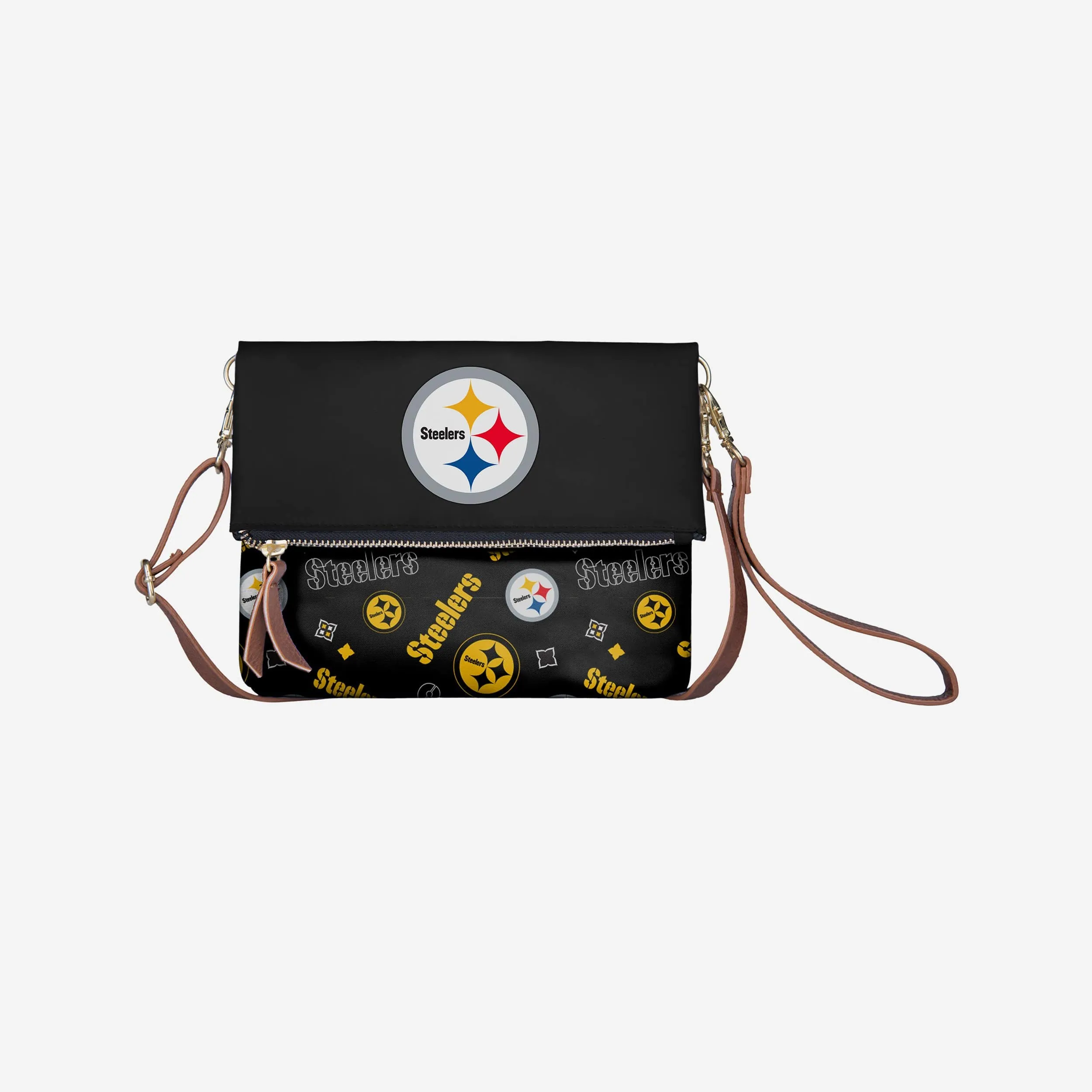 Pittsburgh Steelers Printed Collection Foldover Tote Bag