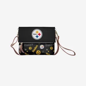 Pittsburgh Steelers Printed Collection Foldover Tote Bag