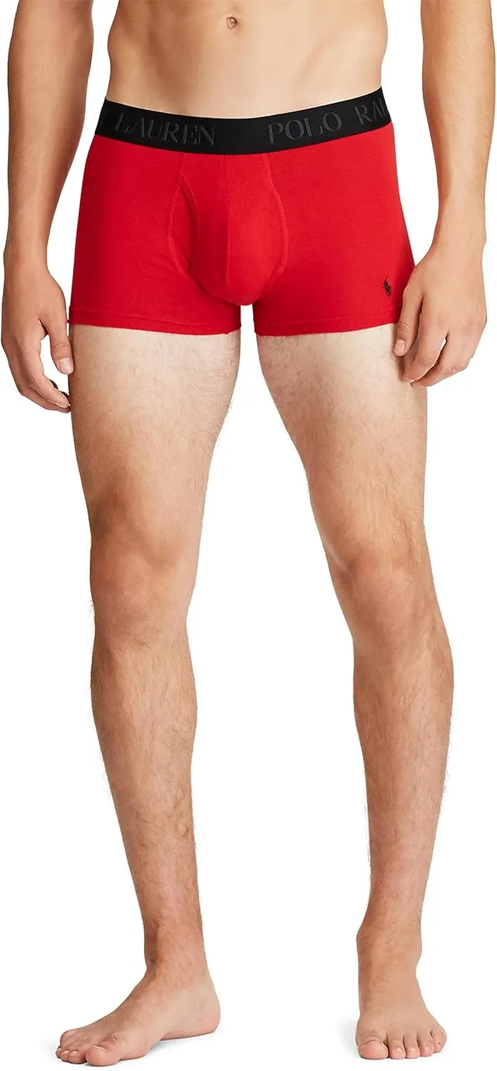 POLO RALPH LAUREN Men's 4D Flex Cooling Cotton Modal Boxer Briefs & Trunks, 3 Pack