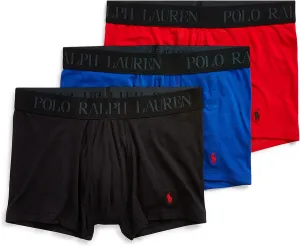 POLO RALPH LAUREN Men's 4D Flex Cooling Cotton Modal Boxer Briefs & Trunks, 3 Pack