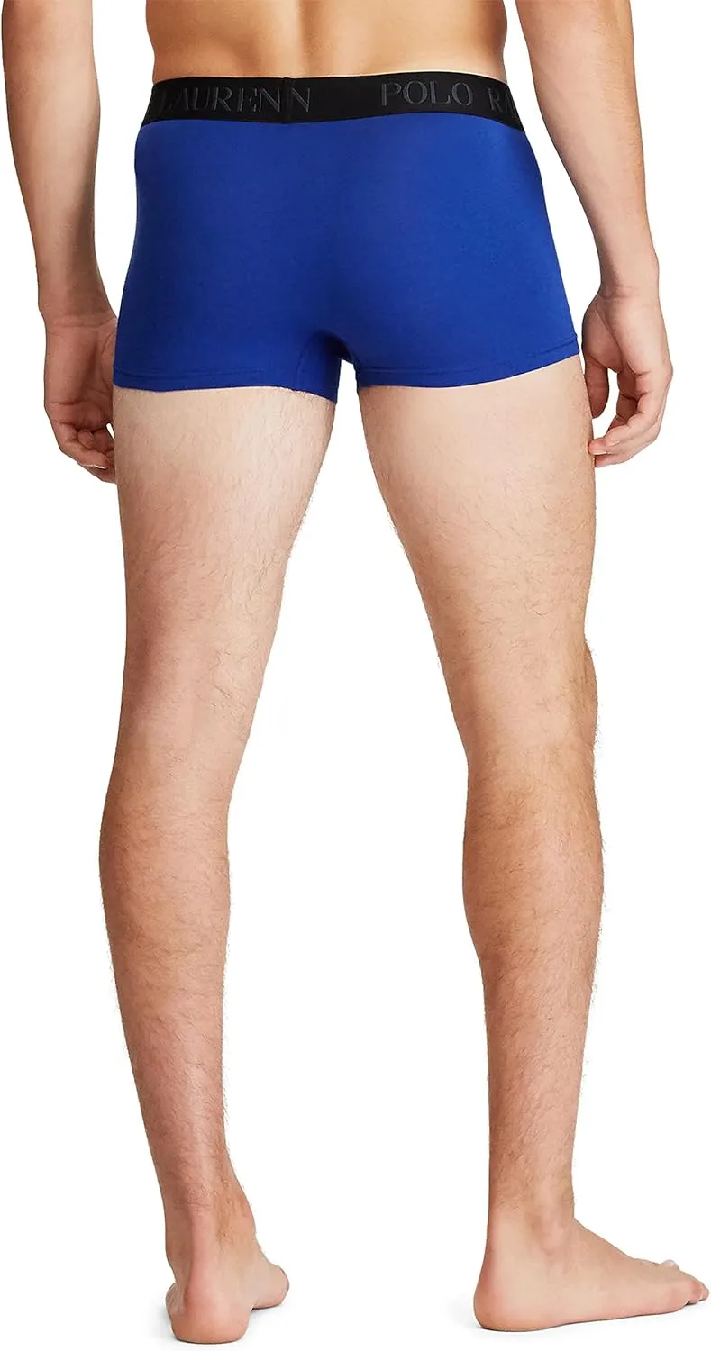 POLO RALPH LAUREN Men's 4D Flex Cooling Cotton Modal Boxer Briefs & Trunks, 3 Pack