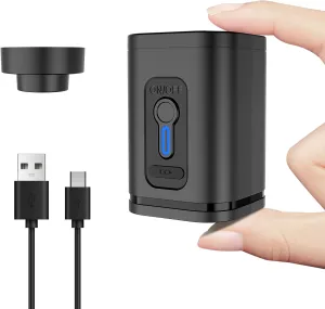 Portable Mini Vacuum Pump for Vacuum Compression Bags, Wireless Vacuum Pump Quickly Deflate for Travel Vacuum Bags 1200mAH Type-C Rechargeable