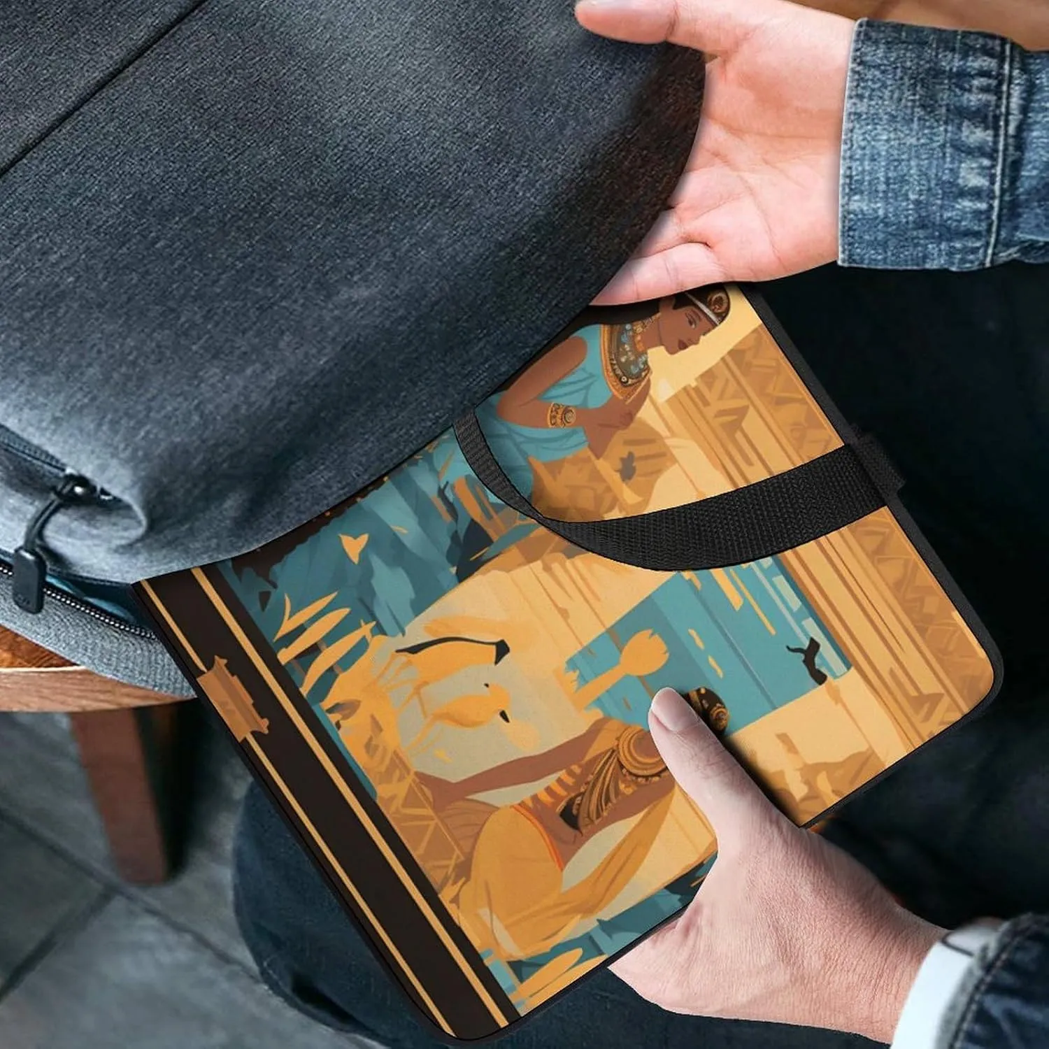 Posters Ancient Egyptian Art and Culture Laptop Bag Lightweight Computer Bag Laptop Carrying Case Handbag for Work Business