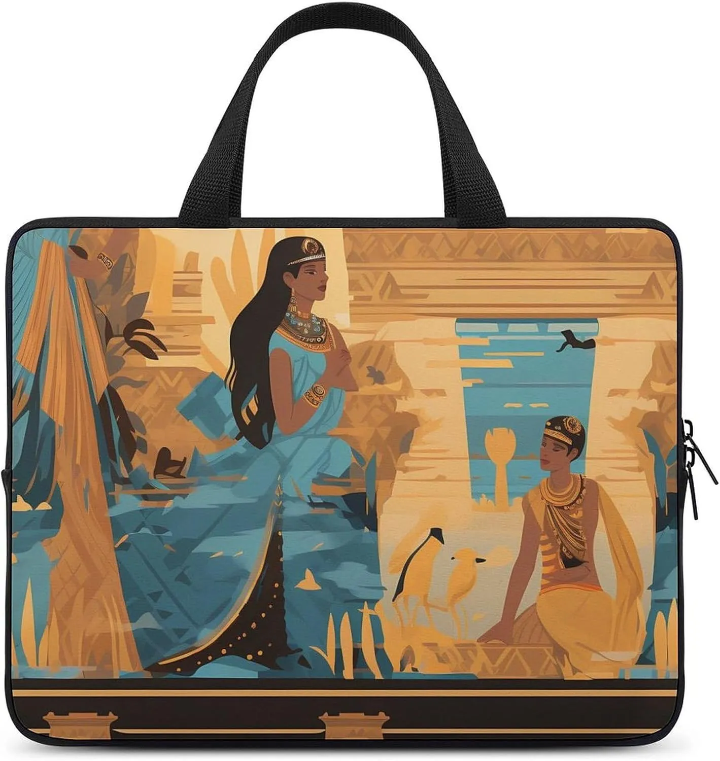 Posters Ancient Egyptian Art and Culture Laptop Bag Lightweight Computer Bag Laptop Carrying Case Handbag for Work Business
