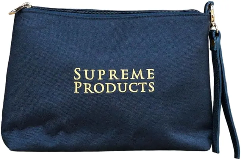 Pro Groom Logo Leather Handled Pouch (18cm x 27cm) (Black/Gold)