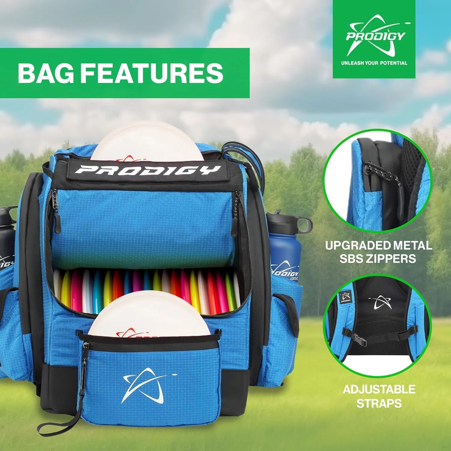 Prodigy Disc BP-1 V3 Backpack Disc Golf Bag