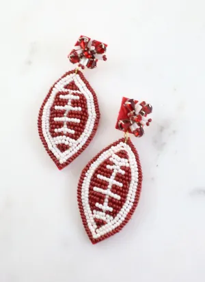 Quarterback Football Earring