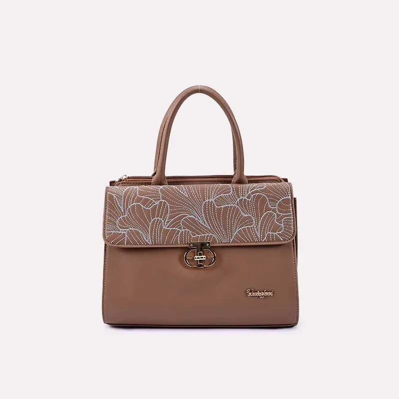 Quinby Brown Casual Hand Bags 0331031