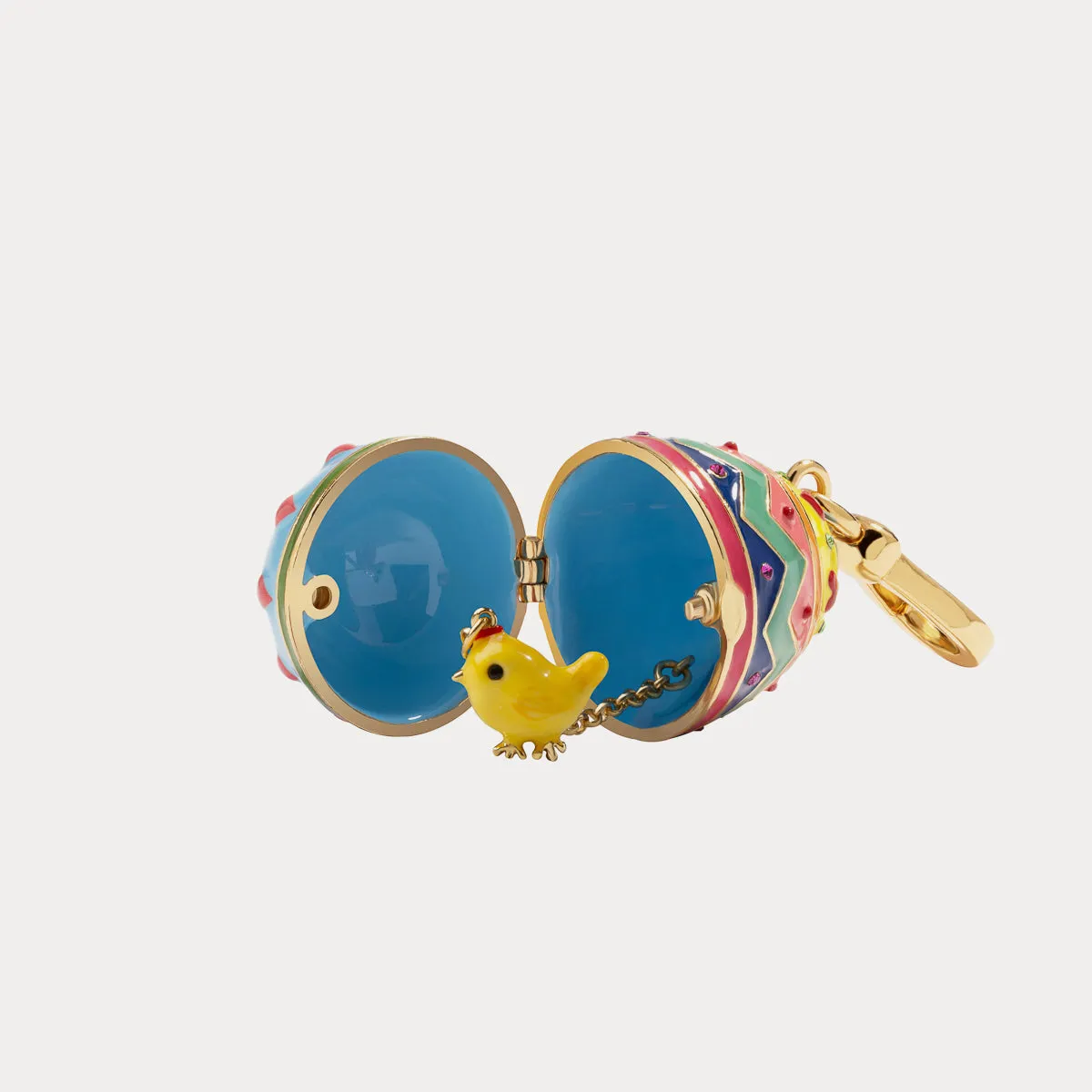 Rabbit Easter Egg Locket Pendant