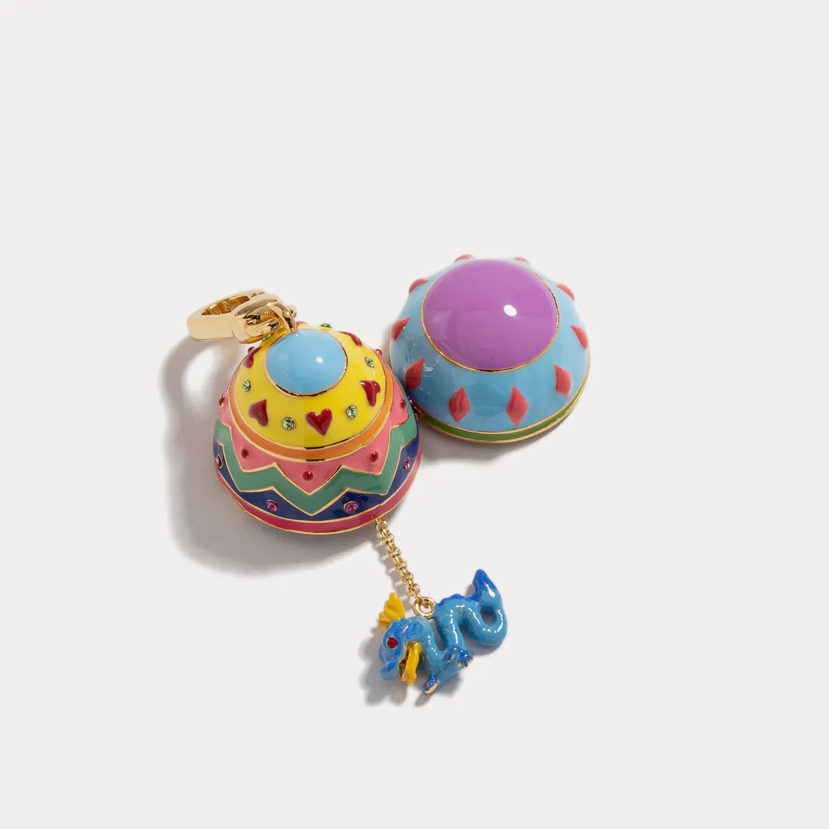 Rabbit Easter Egg Locket Pendant
