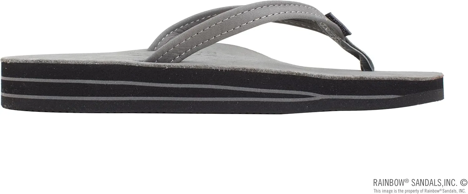 Rainbow Sandals Women's Double Layer, Narrow Strap, Leather Sandals w/Arch