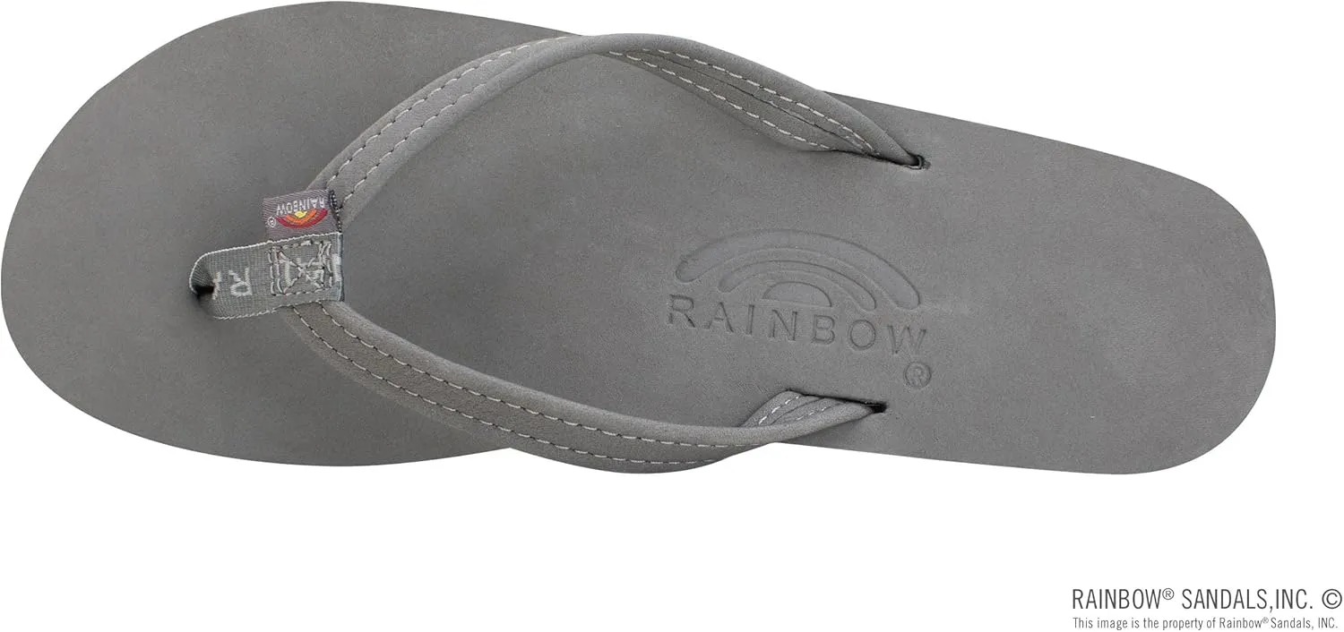 Rainbow Sandals Women's Double Layer, Narrow Strap, Leather Sandals w/Arch