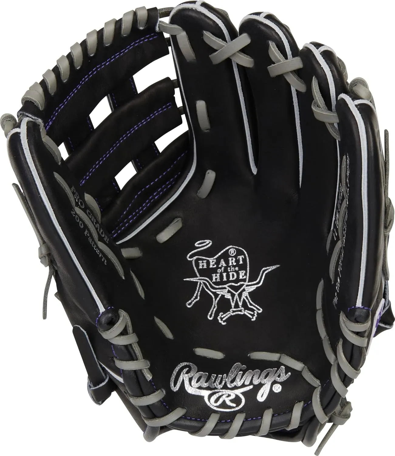 Rawlings | Heart of The Hide MLB Team Logo Baseball Glove | All MLB Team Options Available