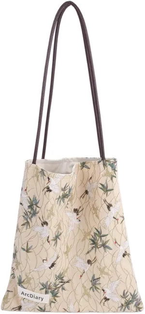 Rayon Hobo Bags for Women,Patterned Tote Bag,Large Capacity Shoulder Handbags with Inner Pockets