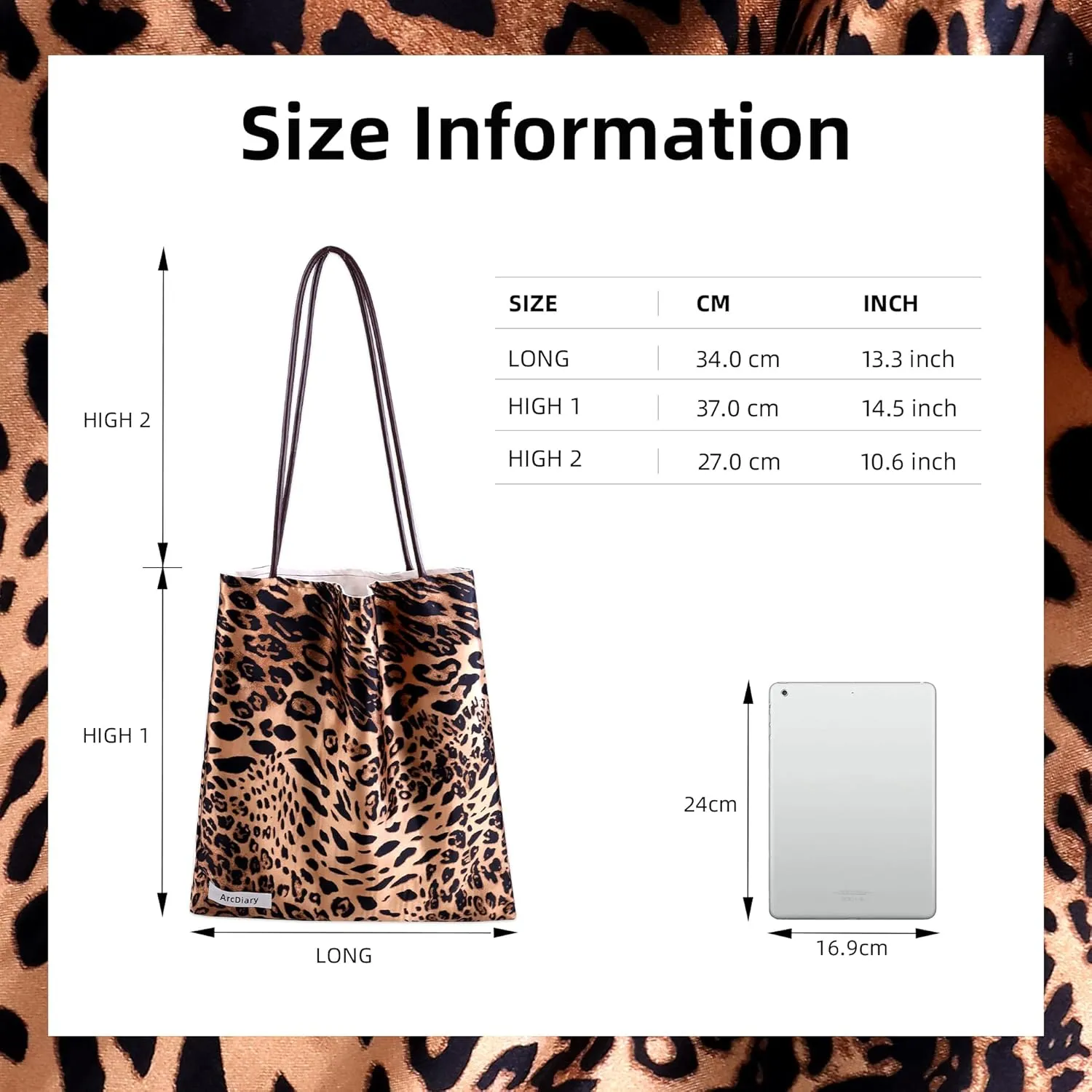 Rayon Hobo Bags for Women,Patterned Tote Bag,Large Capacity Shoulder Handbags with Inner Pockets