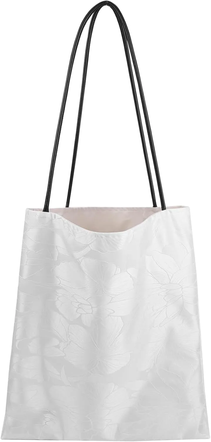 Rayon Hobo Bags for Women,Patterned Tote Bag,Large Capacity Shoulder Handbags with Inner Pockets