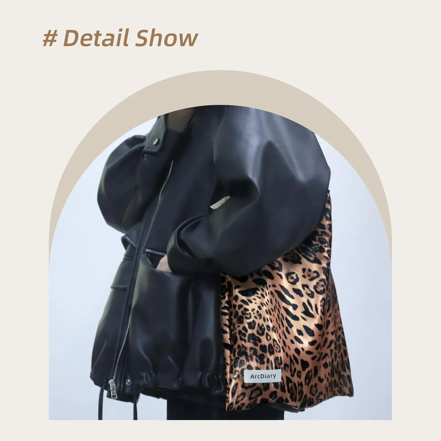 Rayon Hobo Bags for Women,Patterned Tote Bag,Large Capacity Shoulder Handbags with Inner Pockets