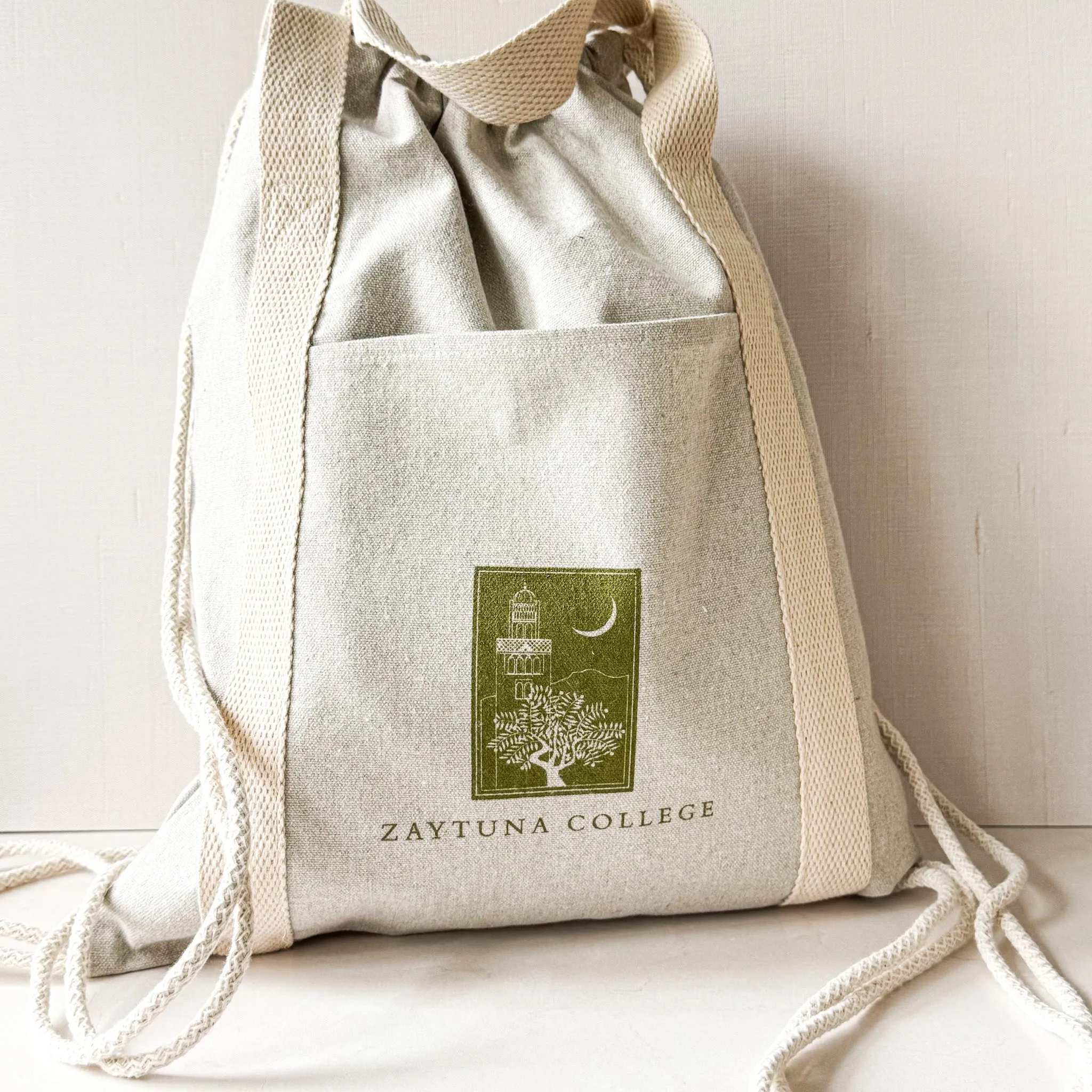 Recycled Cotton Drawstring Pack